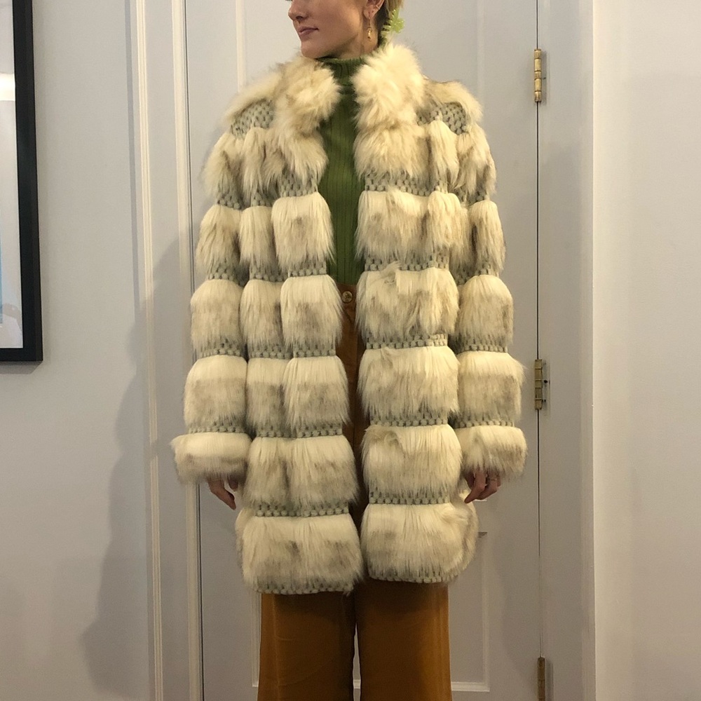 Allen Schwartz Echo Faux Fur Coat